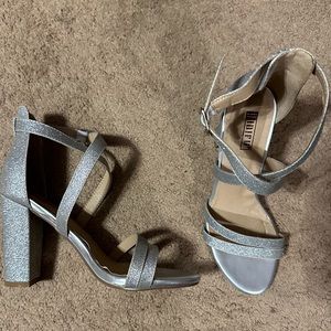 Silver heels